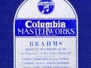 311g4. Cumpson/Towbin/Dawson/Stern - Quartet (Brahms, Op. 60 - Columbia Blue 198