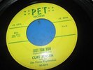 Curt Jensen Just For You IF I ONLY KNEW killer rockabilly 45 Pet 806 VG+ TO EXC