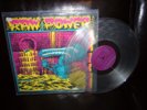LP Raw Power Screams fron the Gutter clear Vinyl 1985 (D.R.I. Agnostic Front)