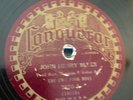 PRE WAR BLUES Two Poor Boys John Henry/Birmingham Jail CQ 7876 E E-