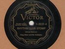 78 rpm King Oliver Victor 38137 Rhythm Club Stomp in V+E- Hear
