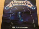 Metallica Ride the Lightning LP, 1986 Music for Nations MFN 27