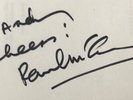 PAUL McCARTNEY SIGNED BLACKBIRD SINGING BOOK 2001. THE BEATLES