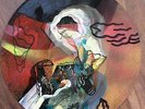 WOLF EYES ART EDITION LP & HAND-MADE COLLAGE ARTWORK merzbow whitehouse masonna