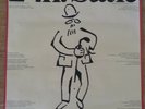 ERIK SATIE progetto gianni sassi MANIFESTO  ORIGINALE RARISSIMO 100 CM X 68 CM