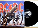 Ex/Ex  AC/DC BIG GUN - BACK IN BLACK - FOR THOSE ABOUT TO ROCK 12