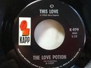 Love Potion  This Love / Moby Binks Original Rare 1969 Kapp RnB Northern Soul 45