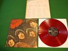 Beatles Rubber Soul Japan LP 1st press von 1966 red vinyl Odeon OP-7450