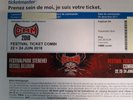 GRASPOP Metal Meeting 2018. Pass combi 3 jours Sold-Out Iron Maiden.Judas Priest
