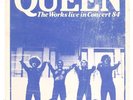 Queen    In Concert 1984   Ticket / Konzertkarte / Eintrittskarte