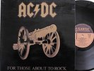 AC/DC FOR THOSE ABOUT TO ROCK SPAIN REVERSE ALTERNATE COVER ATLANTIC 1981 RARE