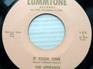 the Upfronts LUMMTONE VG+ Doowop 45 It took time / Benny Lou & the lion e1012