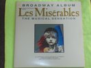 Les Misérables-Original Broadway Cast Recording 2xLP Canada 1987 EX Geffen