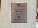 Bach Cello Suites solo Pierre Fournier Archiv 198 356-8 3 LP Box Set MINT STEREO