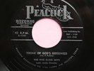 FIVE BLIND BOYS Gospel 45rpm In the Wilderness bw Think Of God's Goodness LISTEN