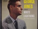 GEORGE JONES: White Lightning LP (black label, sm pencil wobc) Country