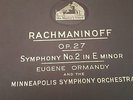 RACHMANINOFF SYMPHONY NO2 IN E MAJOR EUGENE ORMANDY HMV DB7916-7921