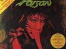 POISON Open Up And Say Ahh Red Colour Vinyl LP +  Poison Swap Cards Near Mint