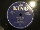 ROY BROWN-TRAVELIN' MAN/ HURRY HURRY BABY--78 RPM MINT