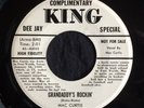 Mac Curtis,King 4949, Grandaddy's Rockin' & Half Hearted Love, Bio Label