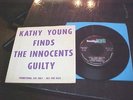KATHY YOUNG 45 RARE PROMO ONLY PICTURE SLEEVE + 1-SIDE NM INNOCENTS GUILTY  PS