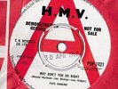 FATS DOMINO - 'WHY DON'T YOU DO RIGHT' / 'WIGS' * HMV DEMO *