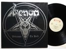 VENOM - Welcome to Hell LP 1986 Roadrunner, rare silver print