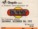 Who The Rod Stewart Sandy Denny Winwood Rainbow Theatre, London 9/12/72 Ticket