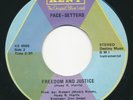 PACE-SETTERS Freedom And Justice / Push On KENT Funk Soul 45 Hear
