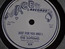 78 RPM RECORD BY HUEY SMITH & THE SUPREMES-JUST FOR YOU AND I / DON'T LEAVE ME