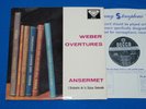 SXL 2112 WB/G ED1 WEBER OVERTURES - ERNEST ANSERMET OSR LP NM Blue Back
