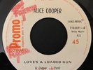 ALICE COOPER - Love's A Loaded Gun - RARE COSTA RICA PROMO 45