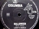 LARRY'S REBELS - HALLOWEEN - RARE 1968 AUSSIE 7'' SINGLE - PSYCH