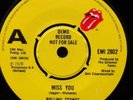 Rolling Stones - Miss You b/w Faraway Eyes 7
