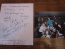 SIOUXSIE AND THE BANSHEES SMALL HOTEL GUEST SIGNATURES PLUS PHOTO