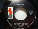 Love Potion  This Love / Moby Binks Original Rare 1969 Kapp RnB Northern Soul 45