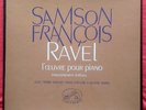 SAMSON FRANCOIS / RAVEL piano works / BOX 3 LPs VSM CVC 2054-6 STEREO  BARBIZET