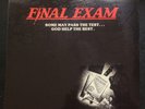 FINAL EXAM dark ambient synth sealed soundtrack LP rare 80s slasher horror NM/NM