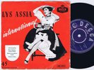 LYS ASSIA Refrain Du Goldner Traum Danish EP 45PS 1956 Eurovision