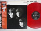 BEATLES WITH THE EMI/ODEON EAS-70131 Japan OBI MONO Clear Red Vinyl VINYL LP