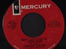 LORRAINE ELLISON: Don't Let It Go To Your Head / I Dig You Baby 45 (slight labe