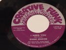 45 RPM Diane Jenkins CREATIVE FUNK I Need You  SOUL FUNK  VG++