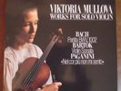 VIKTORIA MULLOVA  BACH WORKS FOR SOLO VIOLIN  LP/RECORD   NM  RARE