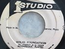 REIGHTEOUS FLAMES Solid Foundation STUDIO 1 JA 1978 VINYL Single EX+ He Prayed