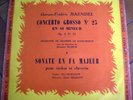 Handel Violin Sonata & Conc. Grosso 25 Max Michailow Chant du Monde 10''
