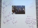 GROUP AUTOGRAPHED - THE DEL FUEGOS - 1985 SLASH RECORD SLEEVE ALL 4 MEMBERS