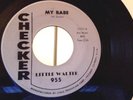 RARE Blues PROMO Little Walter MY BABE / Blue Midnight 955 CHECKER Jukebox 45 DJ