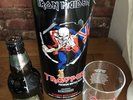 Iron Maiden Trooper Beer Tin With Glass And Beer