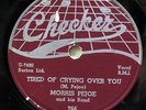 MORRIS PEJOE-TIRED OF CRYING OVER YOU ON CHECKER R&B BLUES 78RPM-EX-