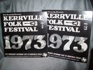 1973 Kerrville Folk Festival  BOOK & BUMPER STICKER  Townes Van Zandt   Original